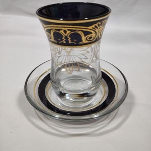 New Set of 6 Turkish tea cups